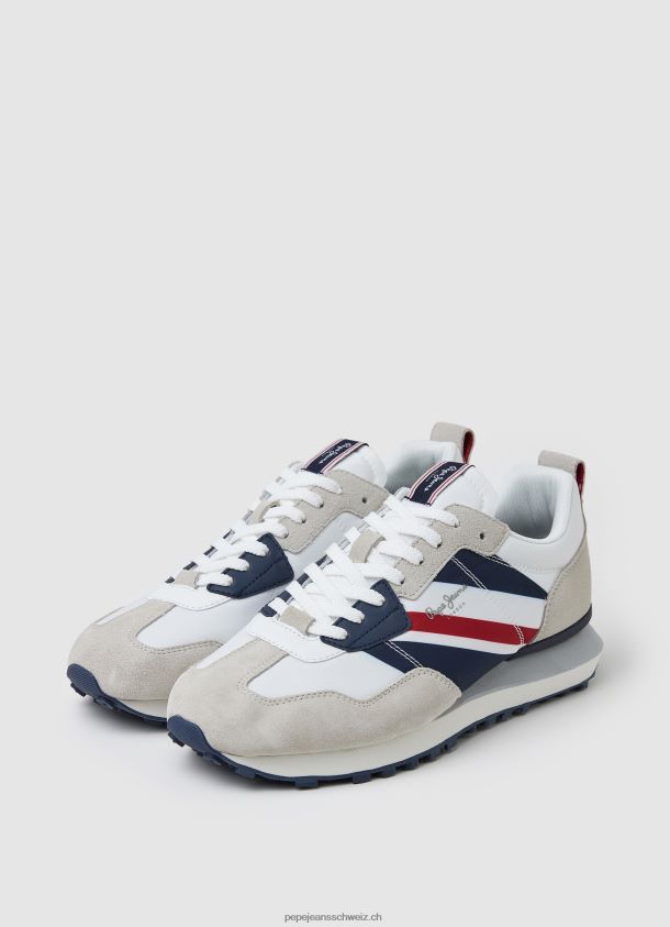 Pflegemann kombinierte Turnschuhe Männer Pepe Jeans Weiss 84XH6T1173