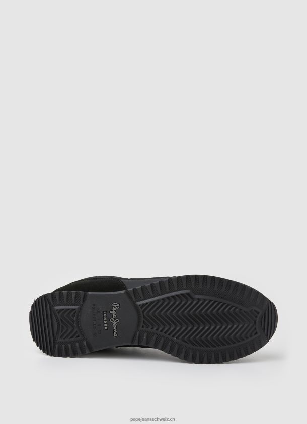 Tour Club kombinierte Turnschuhe Männer Pepe Jeans Schwarz 84XH6T1197