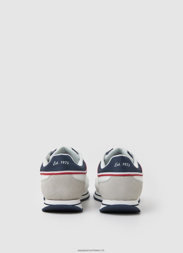 Tour Club kombinierte Turnschuhe Männer Pepe Jeans Weiss 84XH6T1178