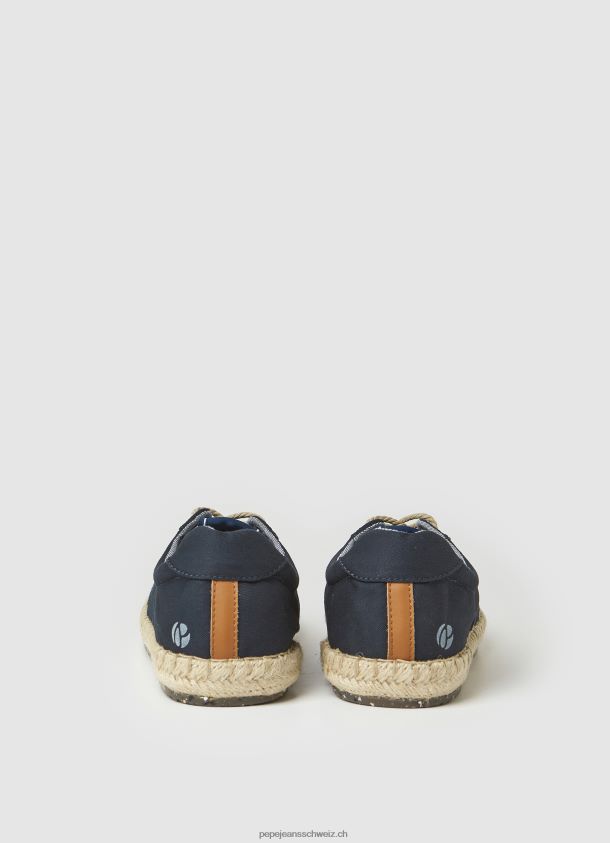 Touristenturnschuhe mit Jute-Zwischensohle Männer Pepe Jeans Marine 84XH6T1252