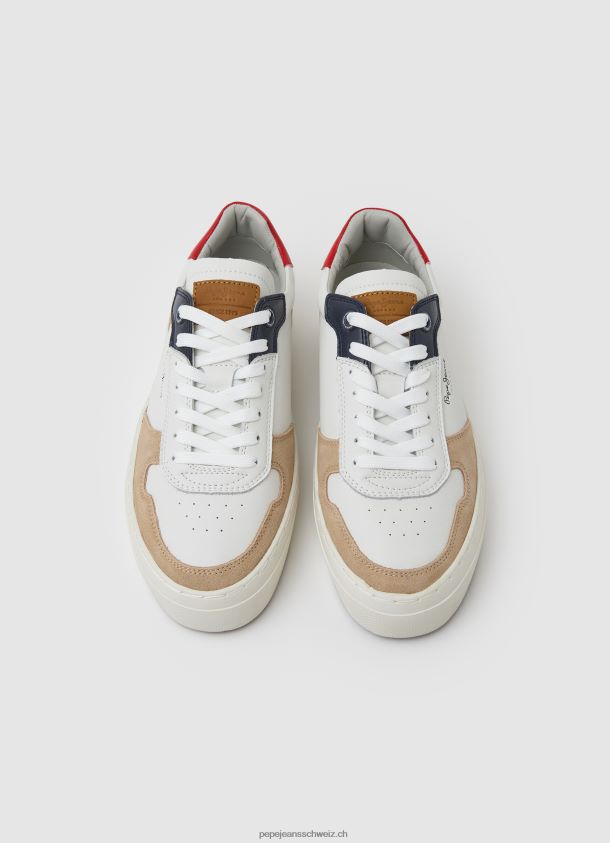 Yogi-Street-Sneakers aus Leder Männer Pepe Jeans bräunen 84XH6T1170