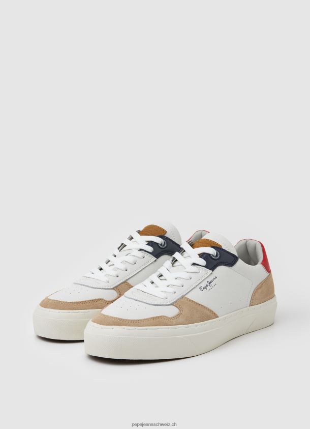 Yogi-Street-Sneakers aus Leder Männer Pepe Jeans bräunen 84XH6T1170
