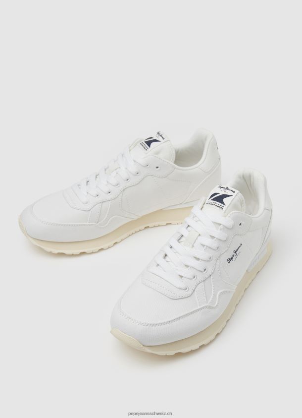 brit man öko retro turnschuhe Männer Pepe Jeans nicht-gerade weiss 84XH6T1191