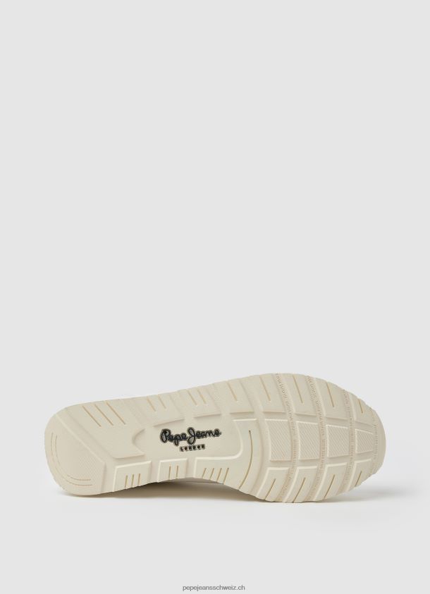 brit man öko retro turnschuhe Männer Pepe Jeans nicht-gerade weiss 84XH6T1191