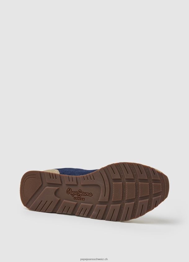 brit man kombinierte turnschuhe Männer Pepe Jeans dunkler Jeansstoff 84XH6T1175
