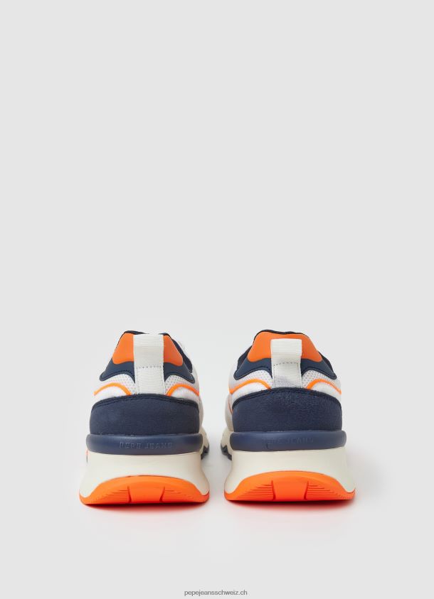 brit pro neon kombinierte turnschuhe Männer Pepe Jeans Weiss 84XH6T1221