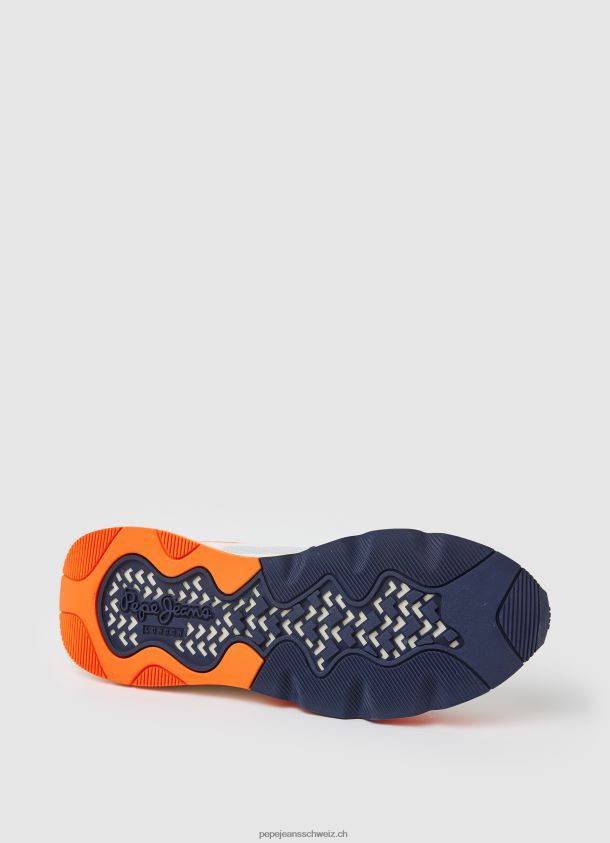 brit pro neon kombinierte turnschuhe Männer Pepe Jeans Weiss 84XH6T1221