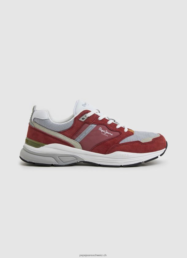 dave urban kombinierte turnschuhe Männer Pepe Jeans rote Dahlie 84XH6T1226