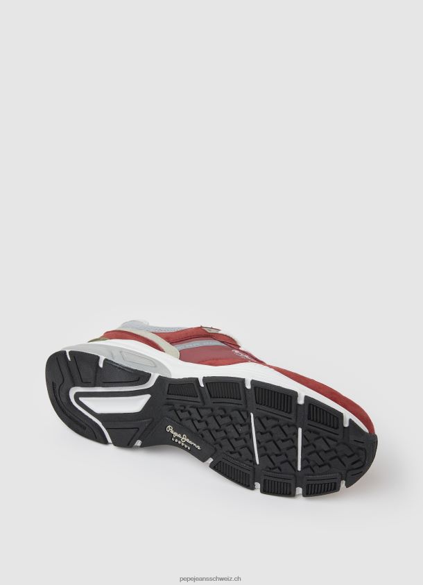 dave urban kombinierte turnschuhe Männer Pepe Jeans rote Dahlie 84XH6T1226