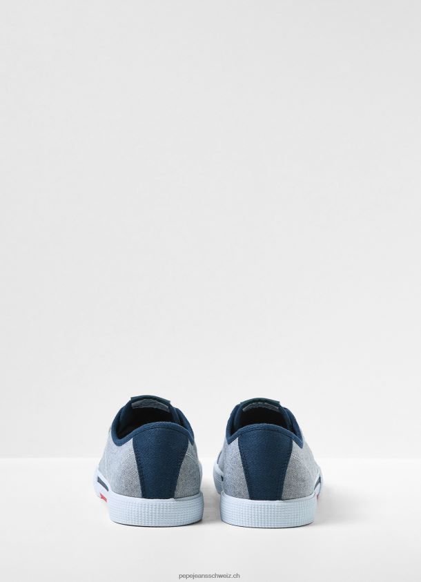 einfache Chambray-Sneakers Männer Pepe Jeans Chambray 84XH6T1240
