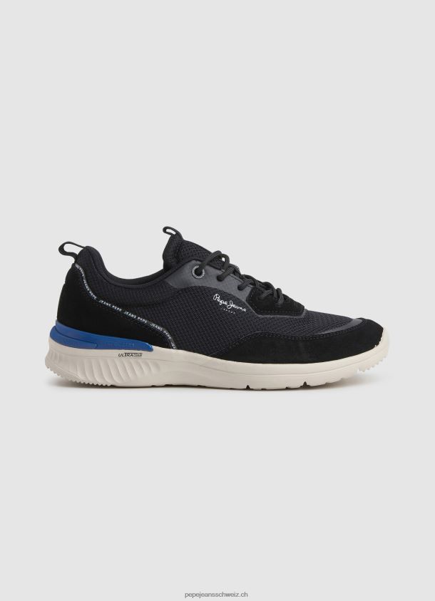 jay pro kombinierte turnschuhe Männer Pepe Jeans Schwarz 84XH6T1220