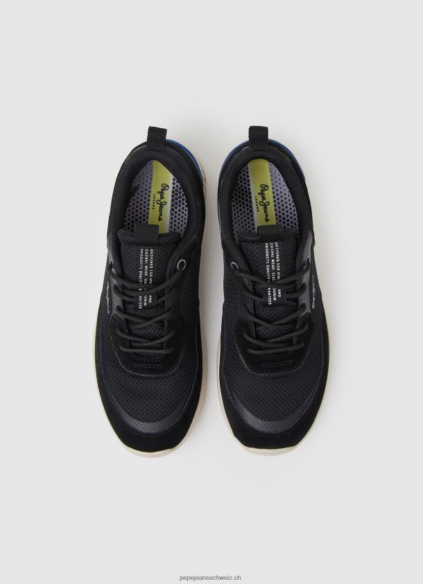 jay pro kombinierte turnschuhe Männer Pepe Jeans Schwarz 84XH6T1220