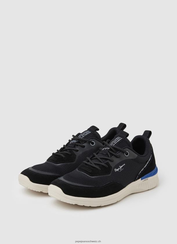 jay pro kombinierte turnschuhe Männer Pepe Jeans Schwarz 84XH6T1220