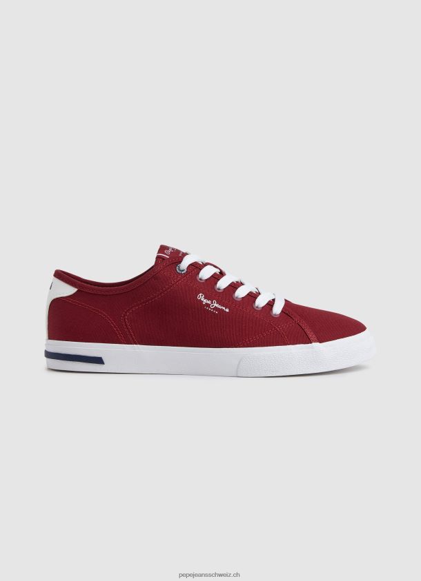 kenton road grundlegende turnschuhe Männer Pepe Jeans Dunkelrot 84XH6T1211
