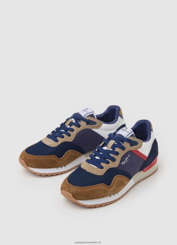 london one kombinierte turnschuhe Männer Pepe Jeans bräunen 84XH6T1168