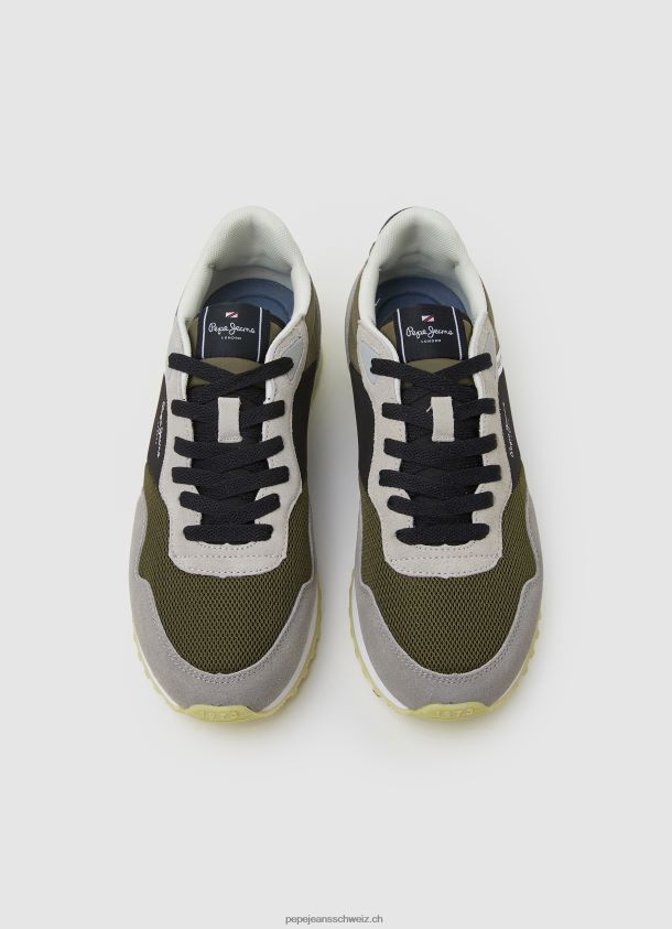 london one kombinierte turnschuhe Männer Pepe Jeans khakigrün 84XH6T1223