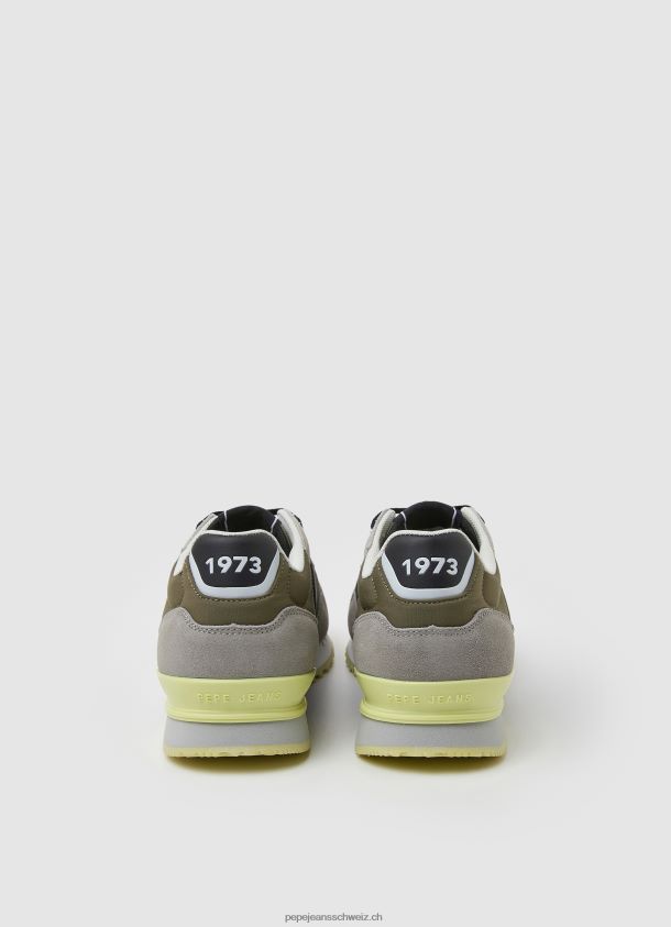 london one kombinierte turnschuhe Männer Pepe Jeans khakigrün 84XH6T1223