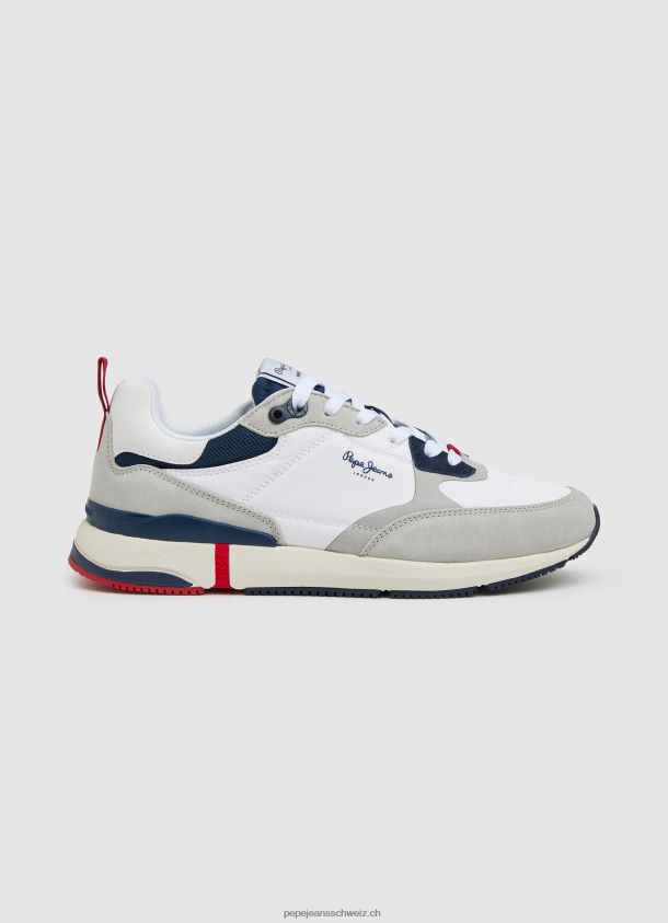 london pro kombinierte turnschuhe Männer Pepe Jeans Fabrik weiß 84XH6T1229