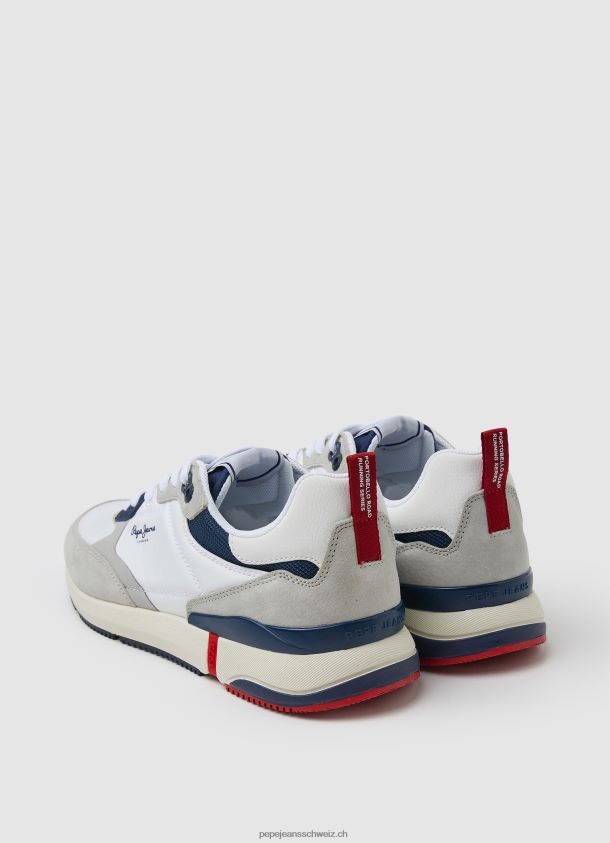 london pro kombinierte turnschuhe Männer Pepe Jeans Fabrik weiß 84XH6T1229