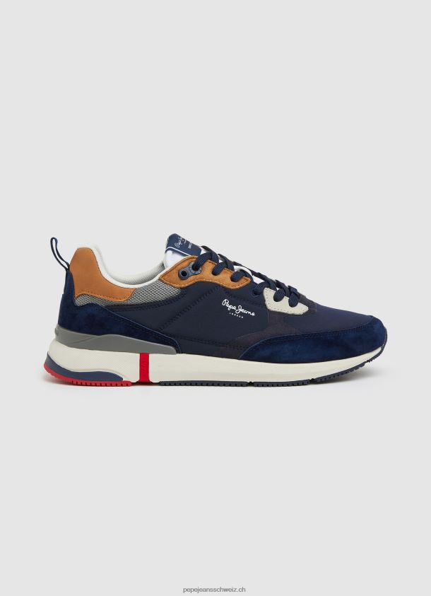 london pro kombinierte turnschuhe Männer Pepe Jeans Ozean 84XH6T1228