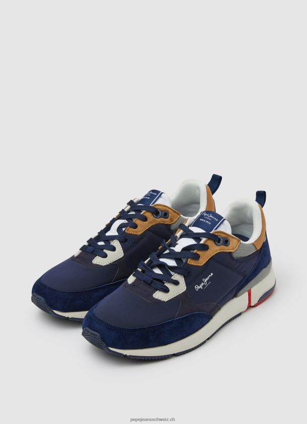 london pro kombinierte turnschuhe Männer Pepe Jeans Ozean 84XH6T1228
