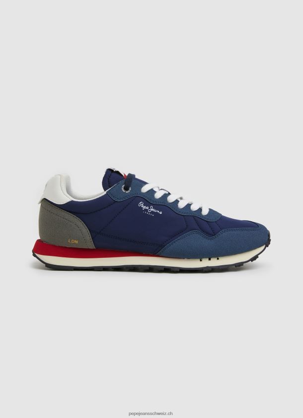 natch männliche Retro-Turnschuhe Männer Pepe Jeans Marine 84XH6T1235