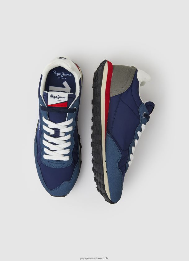natch männliche Retro-Turnschuhe Männer Pepe Jeans Marine 84XH6T1235