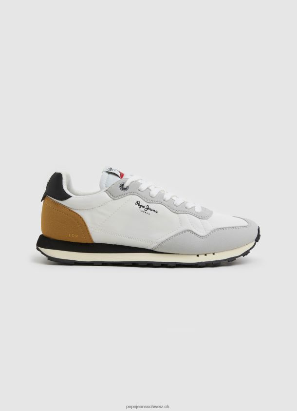 natch männliche Retro-Turnschuhe Männer Pepe Jeans Weiss 84XH6T1236