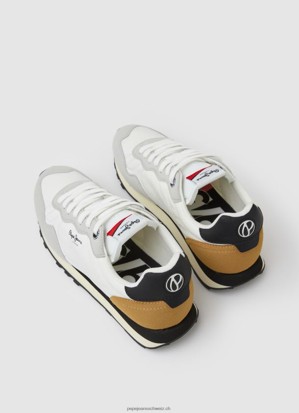 natch männliche Retro-Turnschuhe Männer Pepe Jeans Weiss 84XH6T1236