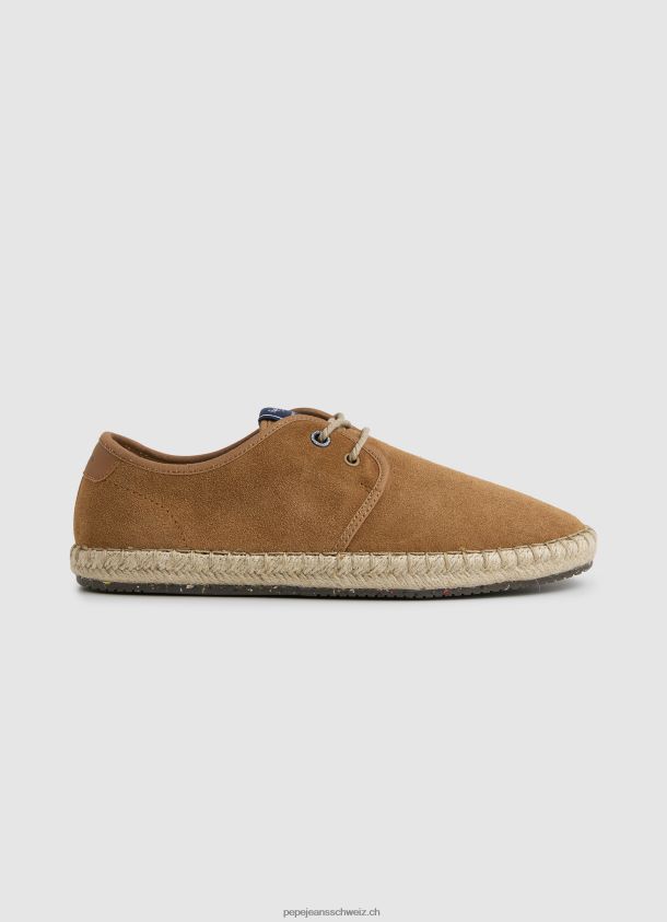 touristische claic leder turnschuhe Männer Pepe Jeans bräunen 84XH6T1248