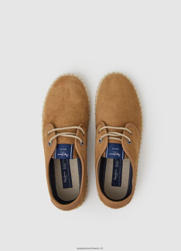 touristische claic leder turnschuhe Männer Pepe Jeans bräunen 84XH6T1248