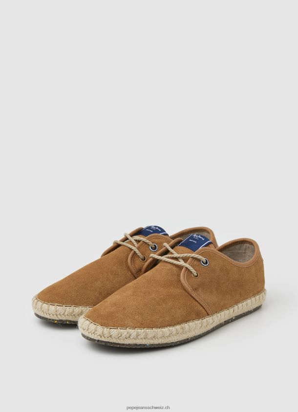 touristische claic leder turnschuhe Männer Pepe Jeans bräunen 84XH6T1248