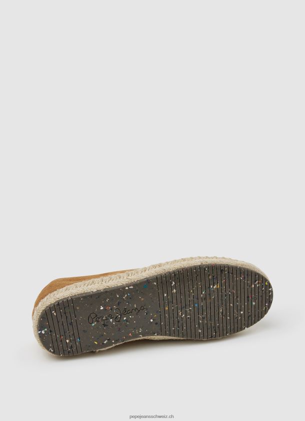 touristische claic leder turnschuhe Männer Pepe Jeans bräunen 84XH6T1248
