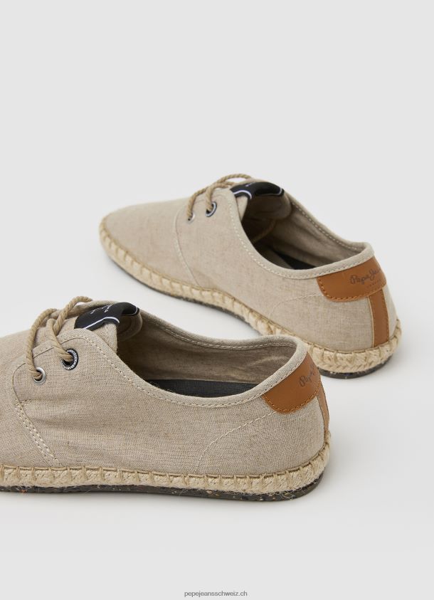 touristische clic leinen turnschuhe Männer Pepe Jeans natur 84XH6T1250