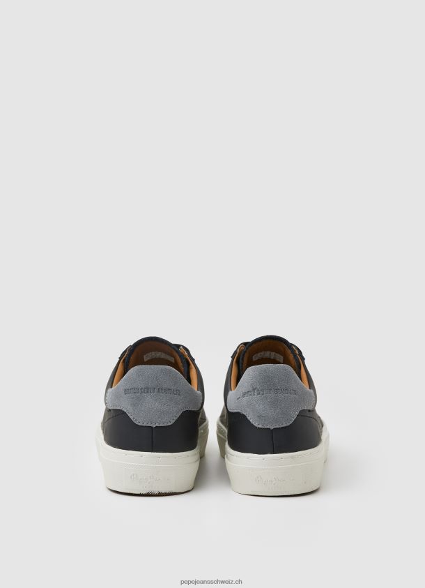 yogi original lederturnschuhe Männer Pepe Jeans Schwarz 84XH6T1183