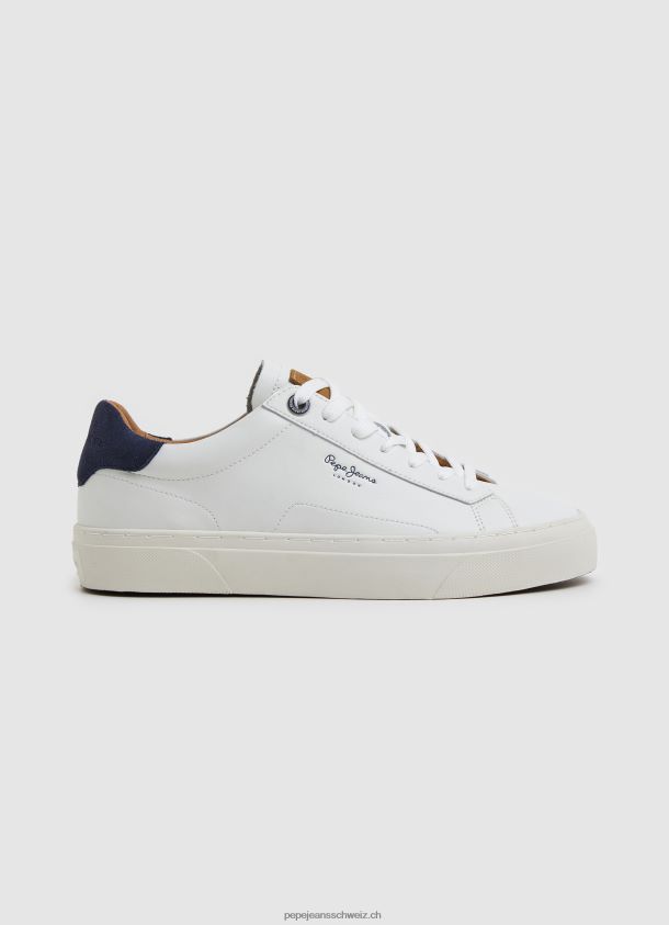 yogi original lederturnschuhe Männer Pepe Jeans Weiss 84XH6T1186
