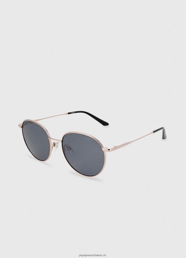 Metallische Sonnenbrille Männer Pepe Jeans Gold 84XH6T1306