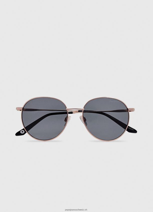 Metallische Sonnenbrille Männer Pepe Jeans Gold 84XH6T1306