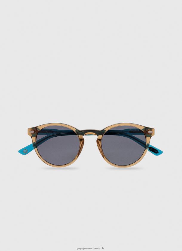 Runde Sonnenbrille Männer Pepe Jeans ockergelb 84XH6T1304