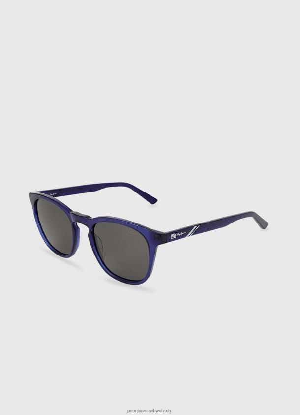 Wayfarer-Sonnenbrille Männer Pepe Jeans Blau 84XH6T1308