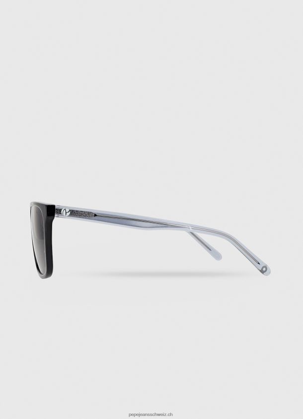 übergroße Sonnenbrille Männer Pepe Jeans Stein schwarz 84XH6T1302