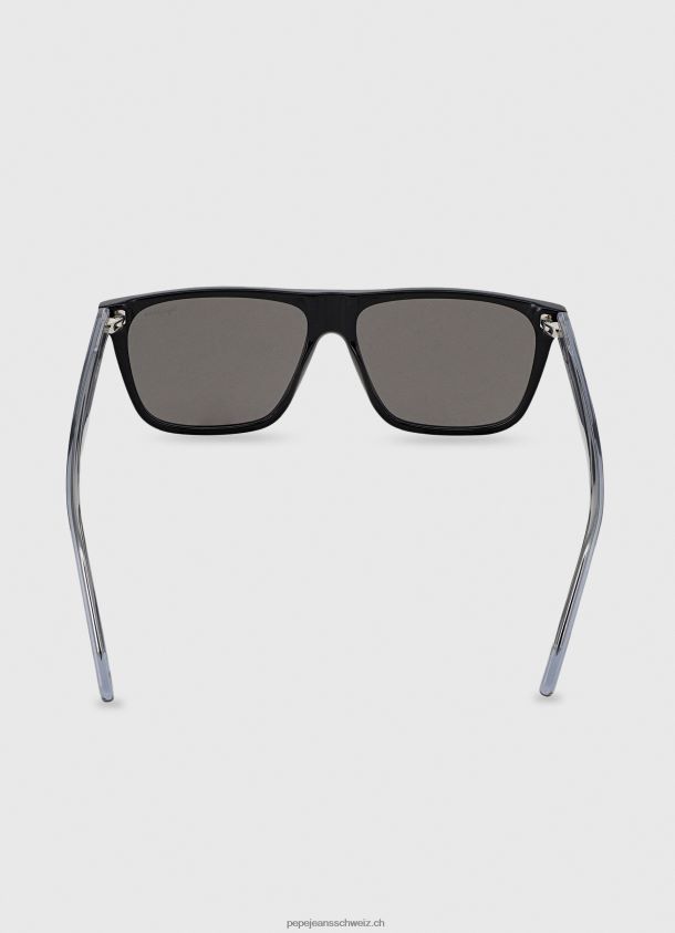 übergroße Sonnenbrille Männer Pepe Jeans Stein schwarz 84XH6T1302