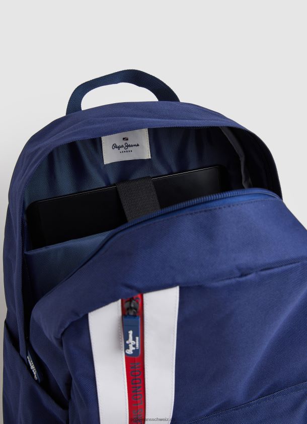 Stoffrucksack mit Liniendetails Männer Pepe Jeans Jarman 84XH6T1293